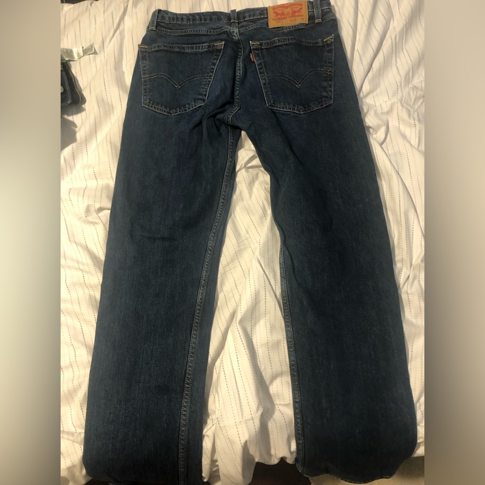 Blue levi signature boot cut jeans